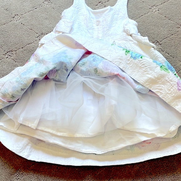 Janie and Jack Floral Brocade Formal Dress - Picture 6 of 7